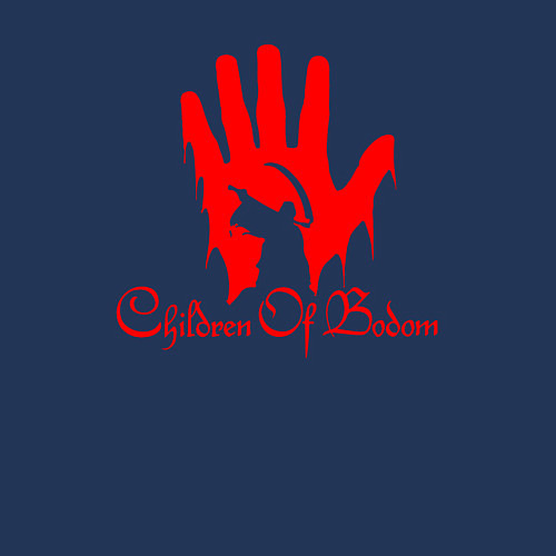Мужской свитшот Children of bodom metal / Тёмно-синий – фото 3