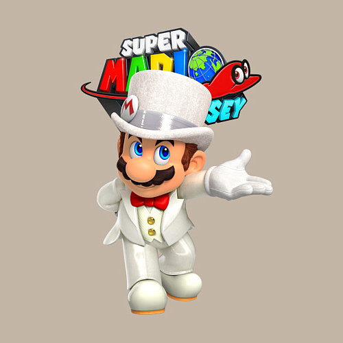 Мужской свитшот Super Mario Odyssey Nintendo / Миндальный – фото 3