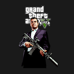 Свитшот хлопковый мужской GTA 5 Mafia, цвет: черный — фото 2