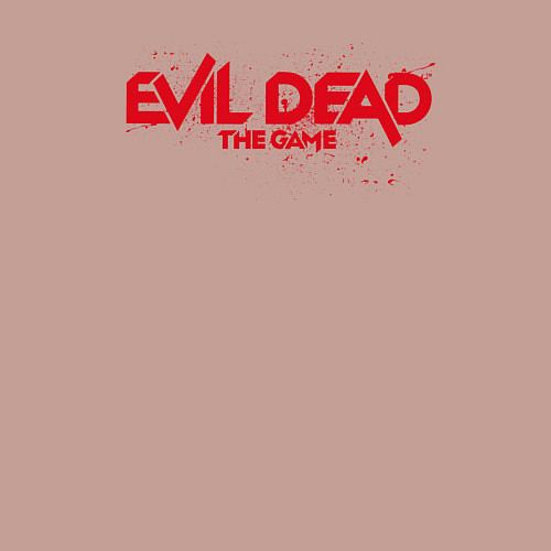 Мужской свитшот Logo Evil Dead: The Game / Пыльно-розовый – фото 3