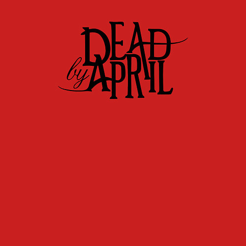 Мужской свитшот Dead by april music / Красный – фото 3