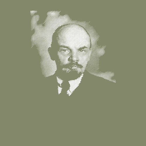 Мужской свитшот Владимир Ленин / Авокадо – фото 3