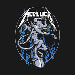 Свитшот хлопковый мужской Metallica Thrash metal Damn, цвет: черный — фото 2