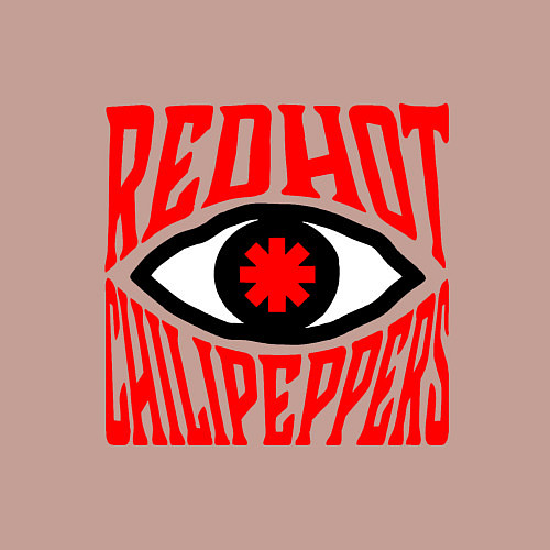 Мужской свитшот RHCP eye / Пыльно-розовый – фото 3