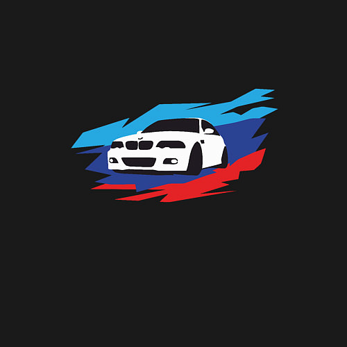 Мужской свитшот BMW True / Черный – фото 3