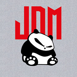 Свитшот хлопковый мужской JDM Panda Japan Симпатяга, цвет: меланж — фото 2