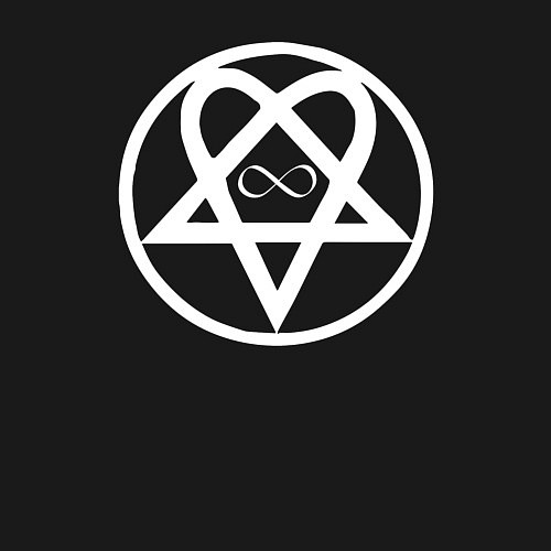 Мужской свитшот Аинтограмма him / Черный – фото 3