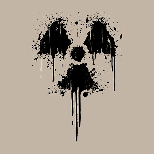 Мужской свитшот Атомный символ / Миндальный – фото 3