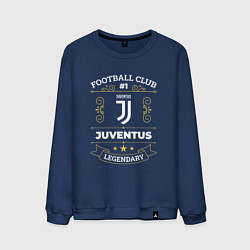 Свитшот хлопковый мужской Juventus FC 1, цвет: тёмно-синий