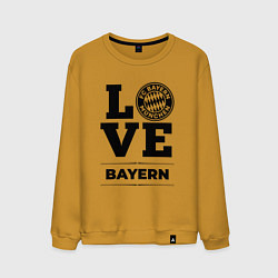 Свитшот хлопковый мужской Bayern Love Классика, цвет: горчичный