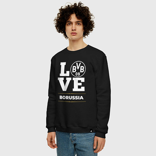 Мужской свитшот Borussia Love Classic / Черный – фото 3