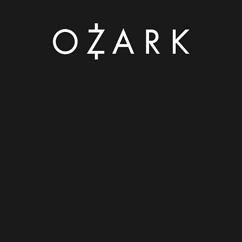 Мужской свитшот Ozark white logo / Черный – фото 3