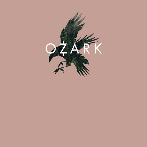 Мужской свитшот Logo Ozark / Пыльно-розовый – фото 3