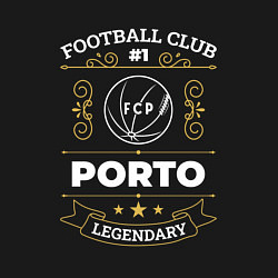 Свитшот хлопковый мужской Porto FC 1, цвет: черный — фото 2
