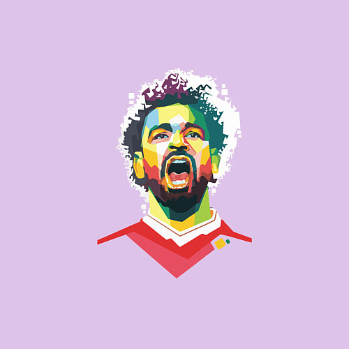 Мужской свитшот Salah Салах / Лаванда – фото 3