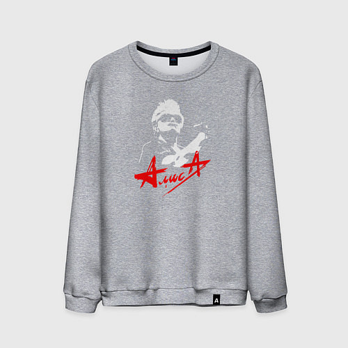 Мужской свитшот АлисаКинчев / Меланж – фото 1