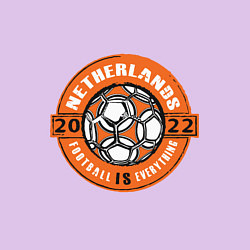 Свитшот хлопковый мужской Netherlands 2022, цвет: лаванда — фото 2
