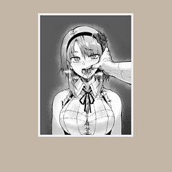 Свитшот хлопковый мужской Ахегао ahegao, цвет: миндальный — фото 2