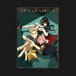 Свитшот хлопковый мужской SPY X FAMILY СЕМЬЯ ШПИОНА, цвет: черный — фото 2