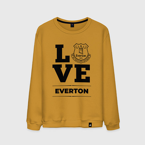 Мужской свитшот Everton Love Классика / Горчичный – фото 1