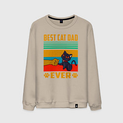 Мужской свитшот Лучший кошачий батя на свете