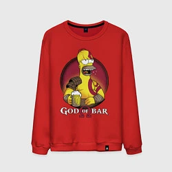 Мужской свитшот Homer god of bar