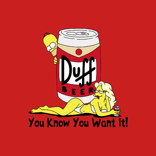 Мужской свитшот You Want It! / Красный – фото 3