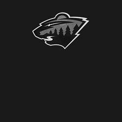 Свитшот хлопковый мужской Minnesota Wild Серый, цвет: черный — фото 2