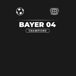 Свитшот хлопковый мужской Bayer 04 Форма Чемпионов, цвет: черный — фото 2