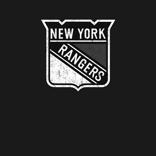 Мужской свитшот New York Rangers Серый / Черный – фото 3