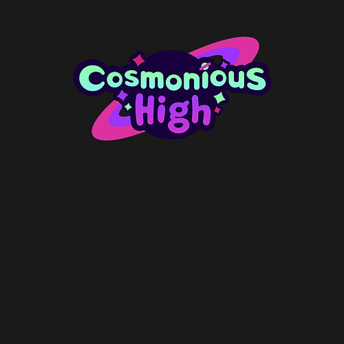 Мужской свитшот Cosmonious High Logo / Черный – фото 3