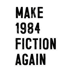 Свитшот хлопковый мужской Сделайте 1984 снова литературой, цвет: белый — фото 2