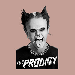 Свитшот хлопковый мужской The Prodigy - firestarter, цвет: пыльно-розовый — фото 2