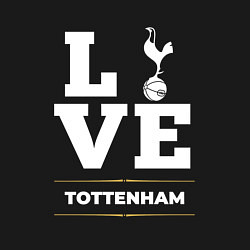 Свитшот хлопковый мужской Tottenham Love Classic, цвет: черный — фото 2