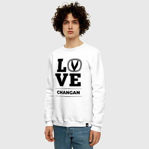 Мужской свитшот Changan Love Classic / Белый – фото 3