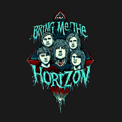 Свитшот хлопковый мужской Bring Me the Horizon, постер, цвет: черный — фото 2