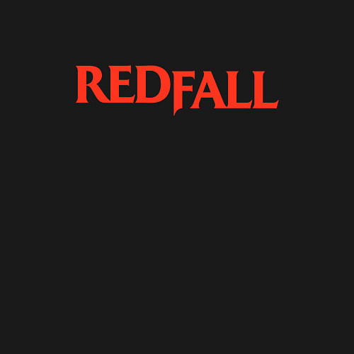 Мужской свитшот Redfall logo / Черный – фото 3