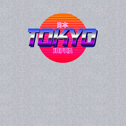 Свитшот хлопковый мужской Retrowave Tokyo, цвет: меланж — фото 2