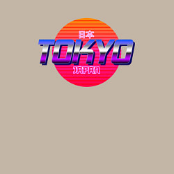 Свитшот хлопковый мужской Retrowave Tokyo, цвет: миндальный — фото 2