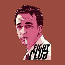 Свитшот хлопковый мужской Fight club - Edward Norton, цвет: кирпичный — фото 2