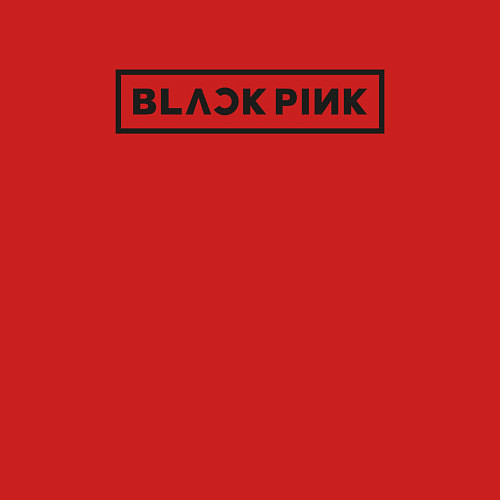 Мужской свитшот BLACKPINK LOGO / Красный – фото 3