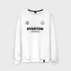 Свитшот хлопковый мужской Everton Униформа Чемпионов, цвет: белый