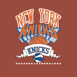 Свитшот хлопковый мужской NEW YORK KNIKS NBA, цвет: кирпичный — фото 2