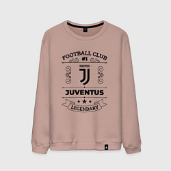 Свитшот хлопковый мужской Juventus: Football Club Number 1 Legendary, цвет: пыльно-розовый