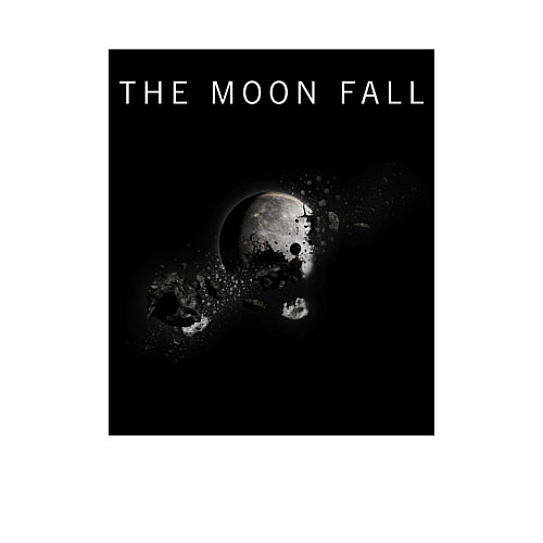 Мужской свитшот The Moon Fall Space collections / Белый – фото 3