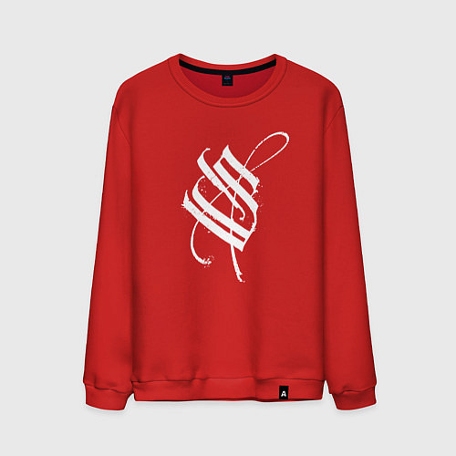 Мужской свитшот Stigmata эмблема / Красный – фото 1