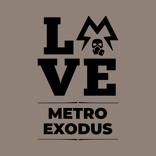 Мужской свитшот Metro Exodus Love Classic / Утренний латте – фото 3