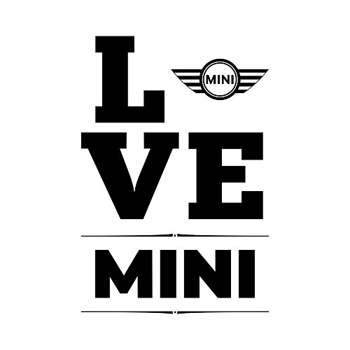 Мужской свитшот Mini Love Classic / Белый – фото 3