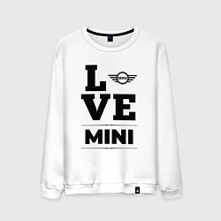 Свитшот хлопковый мужской Mini Love Classic, цвет: белый