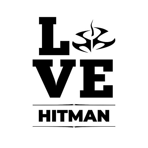 Мужской свитшот Hitman Love Classic / Белый – фото 3